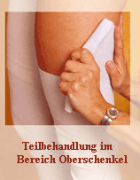 Teilbehandlung im bereich Oberschenkel